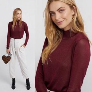 Rebecca Minkoff Adele Sweater Light Mesh Knit Top